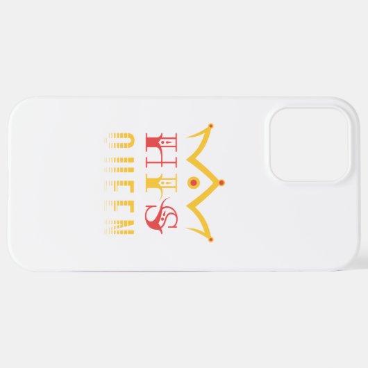 His Queen iPhone Hoesje (Achterkant horizontaal)