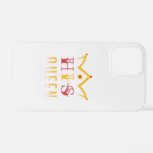 His Queen iPhone Hoesje (Achterkant horizontaal)