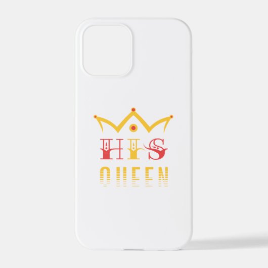 His Queen iPhone Hoesje (Achterkant)