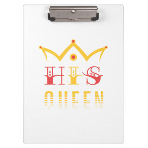 His Queen Klembord