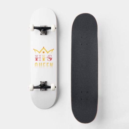 His Queen Persoonlijk Skateboard (Voorkant)