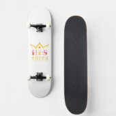 His Queen Persoonlijk Skateboard (Voorkant)