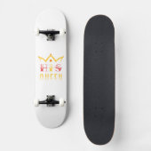 His Queen Persoonlijk Skateboard (Voorkant)
