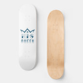 His Queen Persoonlijk Skateboard (Voorkant)