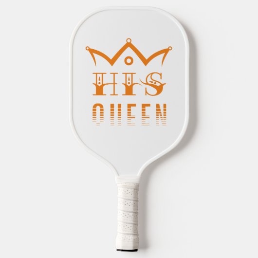 His Queen Pickleball Paddle (Achterkant)