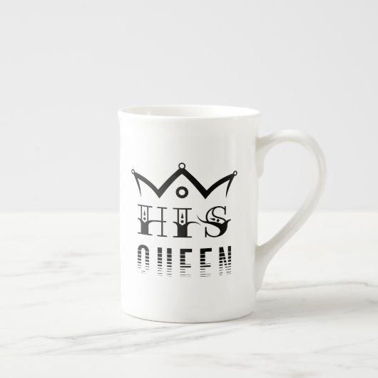 His Queen Porselein Kop (Rechts)
