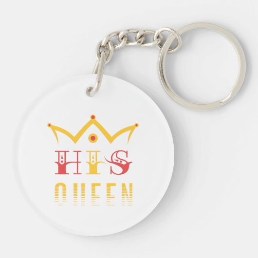 His Queen Sleutelhanger (Achterkant)