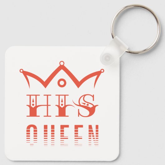 His Queen Sleutelhanger (Achterkant)