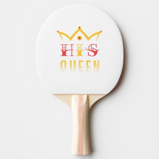 His Queen Tafeltennisbatje (Voorkant)