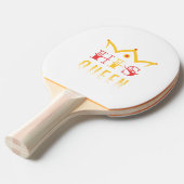 His Queen Tafeltennisbatje (Voorkant Gekanteld)