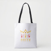 His Queen Tote Bag (Voorkant)