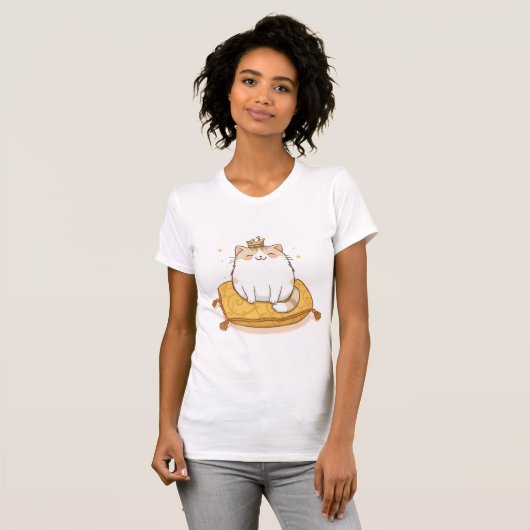 His Royal Fluffiness T-shirt (Voorkant volledig)