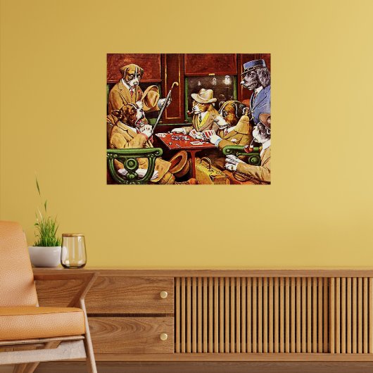 His Station and Four Aces Poster (Woonkamer 2)