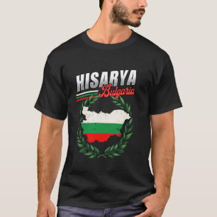 Hisarya Bulgarije Reizen Bulgaarse Vlag T-shirt