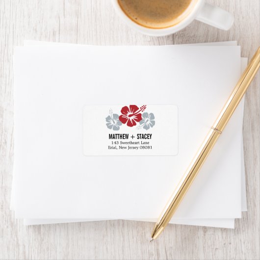 Hisbiscus Flowers Etiket (Insitu)