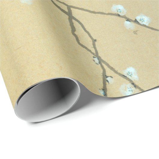 Hishida Shunso Cat en Plum Blossom Cadeaupapier (Rol Hoek)