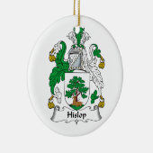 Hislop Family Crest Keramisch Ornament (Rechts)