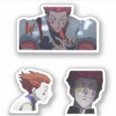 hisoka hunter x hunter animter sticker pack (Voorkant)