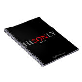 HISONLY gotGod316.com Notitieboek (Rechterzijde)