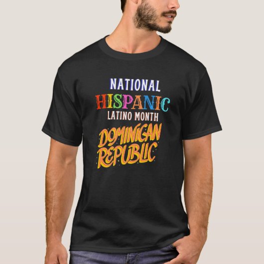 Hispanic Ceremony Maand Prideful Latijn Ami T-shirt (Voorkant)