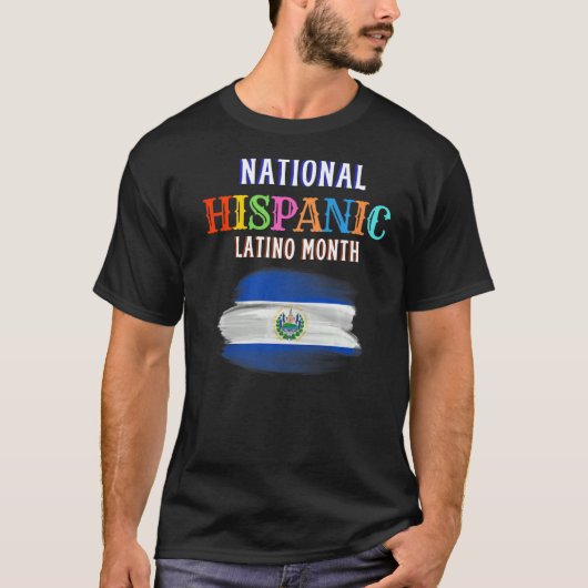 Hispanic Ceremony Maand Prideful Latijn Ami T-shirt (Voorkant)