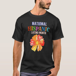 Hispanic Ceremony Maand Prideful Latijn Ami T-shirt