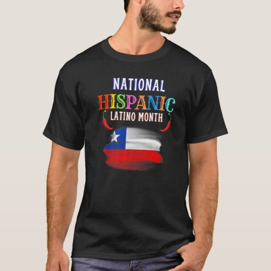 Hispanic Ceremony Maand Prideful Latijn Ami T-shirt (Voorkant)