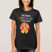 Hispanic Ceremony Month Prideful Latin Spanish Ami T-shirt (Voorkant)