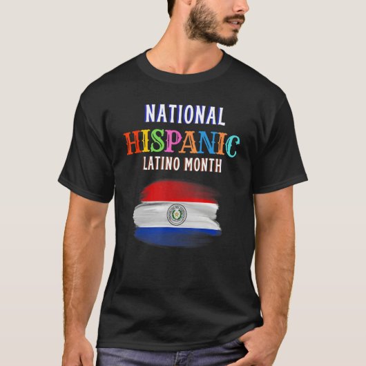 Hispanic Ceremony Month Prideful Latin Spanish Ami T-shirt (Voorkant)