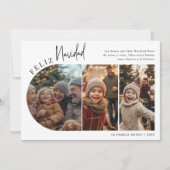 Hispanic Christmas Feliz Navidad Arch Foto Feestdagenkaart (Voorkant)