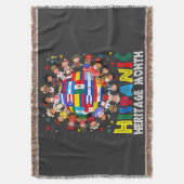 Hispanic Erfgoed Maand Deken (Voorkant Verticaal)