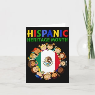 Hispanic Erfgoed Maand Mexico Kinderen Jongens Mei Kaart