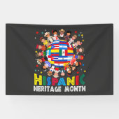 Hispanic Erfgoed Maand Spandoek (Horizontaal)