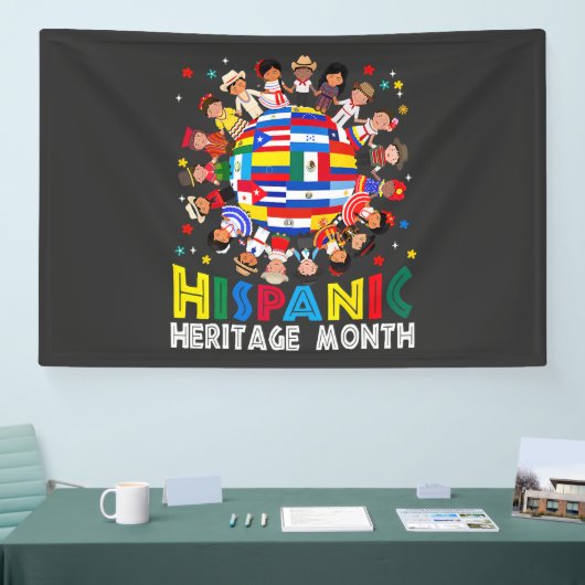 Hispanic Erfgoed Maand Spandoek (Beurs)