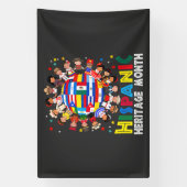 Hispanic Erfgoed Maand Spandoek (Verticaal)