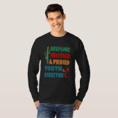 Hispanic Erfgoed & Trots Jeugdregisseur T-shirt (Voorkant volledig)