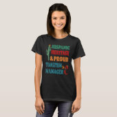 Hispanic Erfgoed & Trots Transition Manager T-shirt (Voorkant volledig)