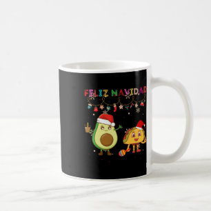 Hispanic Feliz Navidad Avocado Tacos Mexicaanse Ch Koffiemok