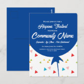 Hispanic Festival Heritage Month Flyer Briefkaart (Voorkant / Achterkant)