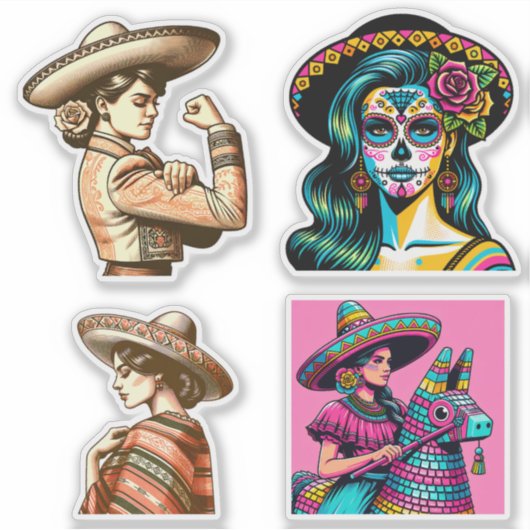 Hispanic Heritage feestelijke Stickers (Voorkant)