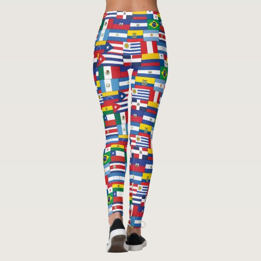 Hispanic Heritage Flag Leggings (Achterkant)