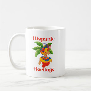 Hispanic Heritage Hispanic Vrouw Koffiemok