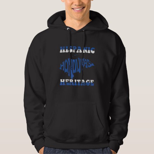 Hispanic Heritage Honduras Flag Hispanic Heritage Hoodie (Voorkant)