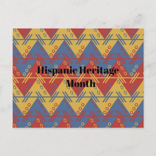 Hispanic Heritage-maand Briefkaart (Voorkant)