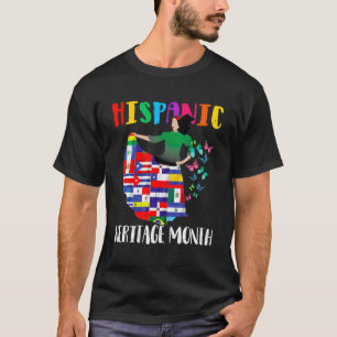 Hispanic Heritage Maand Latino Vlaggen op Jurk Wom
