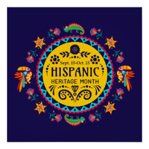 Hispanic Heritage-maand Perfect Poster