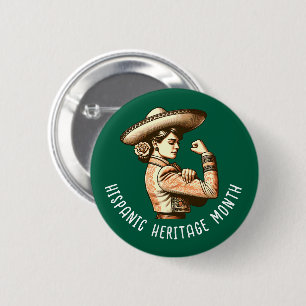 Hispanic Heritage-maand Ronde Button 5,7 Cm