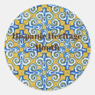 Hispanic Heritage-maand Ronde Sticker