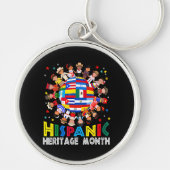 Hispanic Heritage Maand Sleutelhanger (Voorkant)