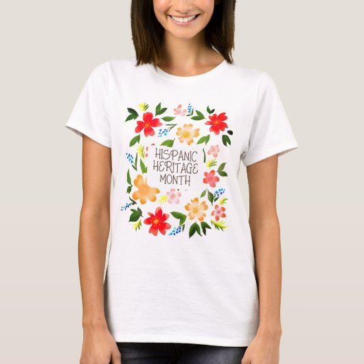 HISPANIC HERITAGE MAAND T-SHIRT (Voorkant)